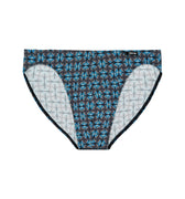 Aloys Comfort Micro Briefs | Dark Grey Print 403085-P284